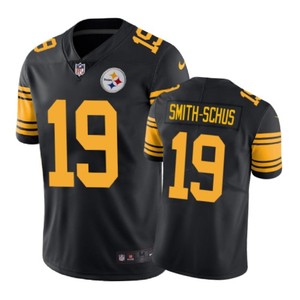 Pittsburgh Steelers #19 Juju Smith-schuster Nike Color Rush Black Jersey