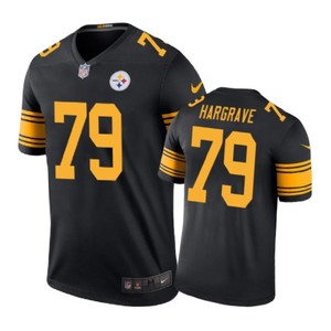 Pittsburgh Steelers #79 Javon Hargrave Nike Color Rush Black Jersey