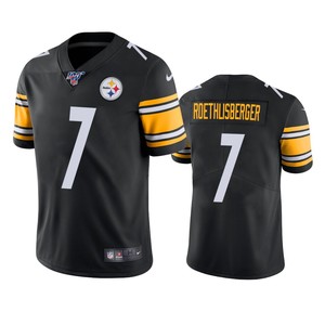 Pittsburgh Steelers Ben Roethlisberger Black 100th Season Vapor Limited Jersey