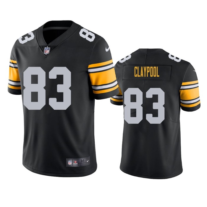 Pittsburgh Steelers Chase Claypool Black 2020 Nfl Draft Alternate Vapor Limited Jersey