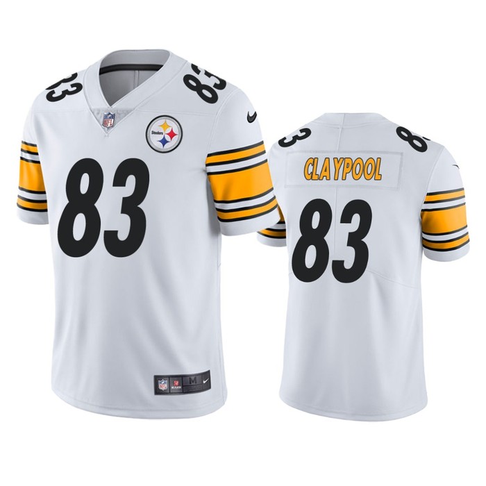 Pittsburgh Steelers Chase Claypool White 2020 Nfl Draft Vapor Limited Jersey