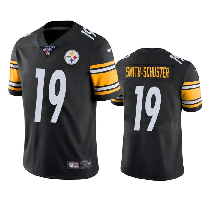 Pittsburgh Steelers Juju Smith-schuster Black 100th Season Vapor Limited Jersey