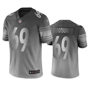 Pittsburgh Steelers Kevin Dotson Silver Gray City Edition Vapor Limited Jersey