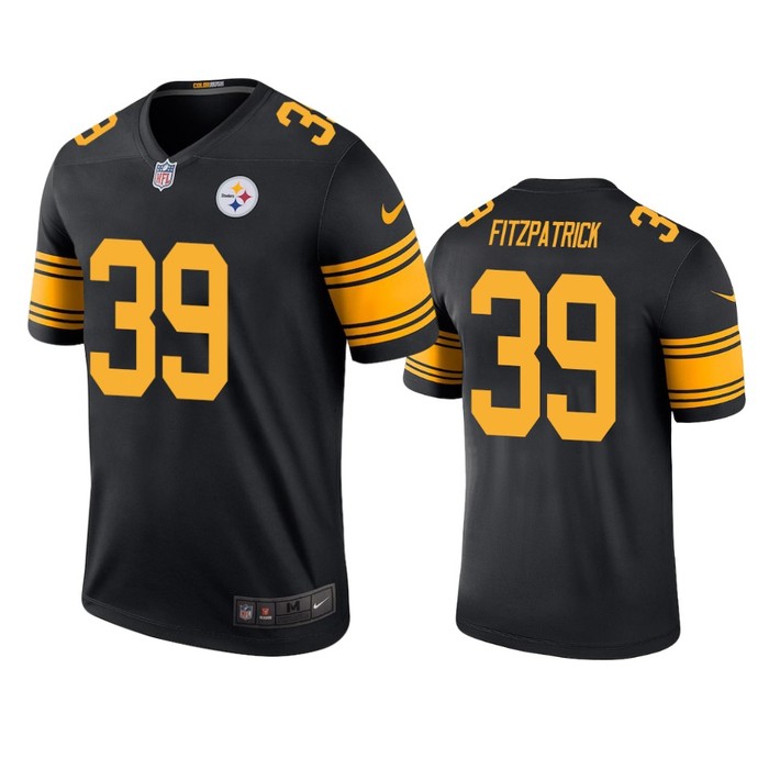 Pittsburgh Steelers Minkah Fitzpatrick Black Color Rush Legend Jersey