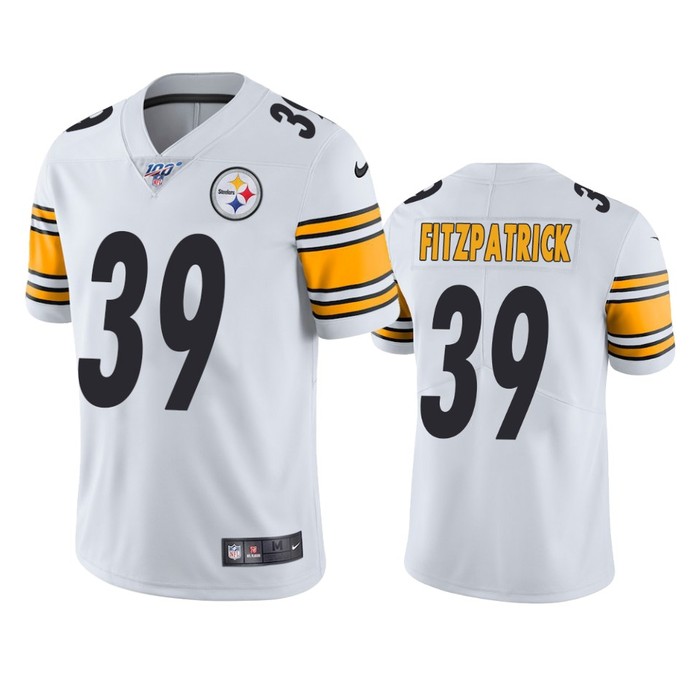 Pittsburgh Steelers Minkah Fitzpatrick White 100th Season Vapor Limited Jersey