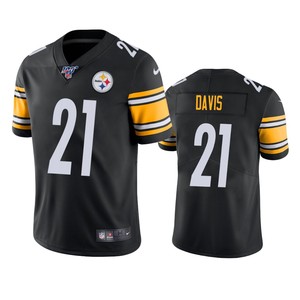 Pittsburgh Steelers Sean Davis Black 100th Season Vapor Limited Jersey