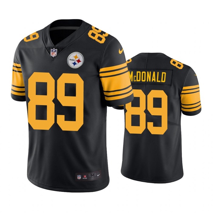 Pittsburgh Steelers Vance Mcdonald Black Nike Color Rush Limited Jersey