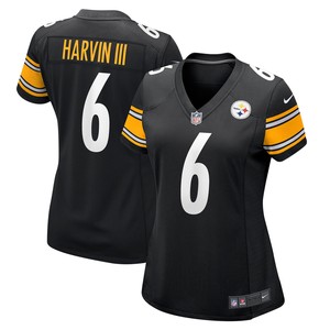 Pressley Harvin Iii Pittsburgh Steelers Womens Game Jersey - Black Nfl