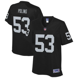 Quentin Poling Las Vegas Raiders Nfl Pro Line Womens Player Jersey - Black