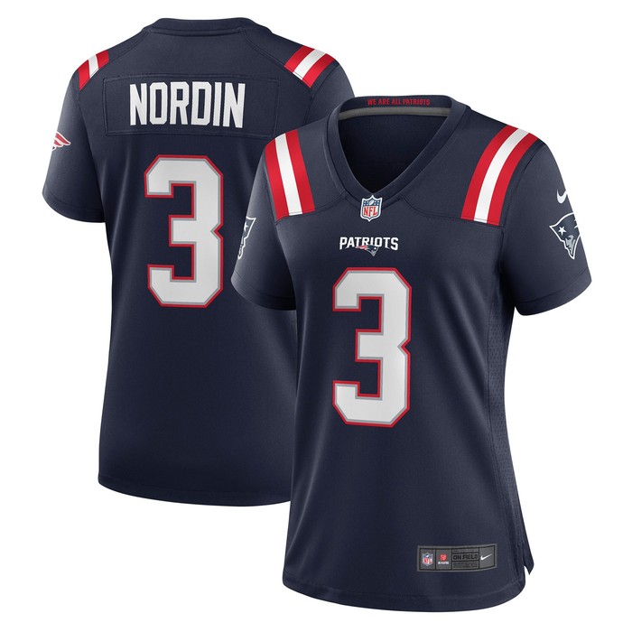 Quinn Nordin New England Patriots Womens Game Jersey - Navy Nfl