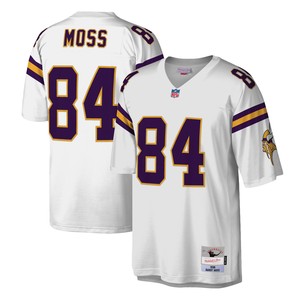 Randy Moss Minnesota Vikings Mitchell And Ness Legacy Replica Jersey White Nfl - Cocomos