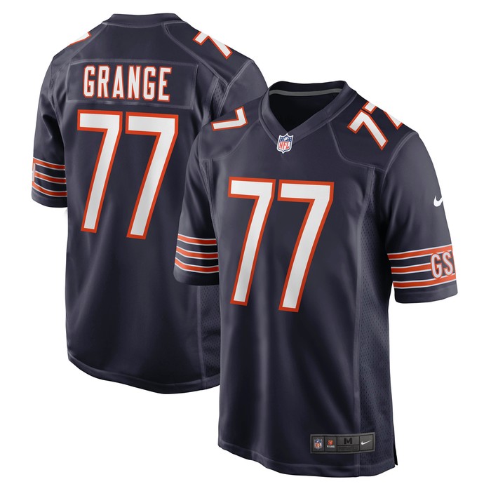 Red Grange Chicago Bears Retired Player Jersey - Navy Nfl