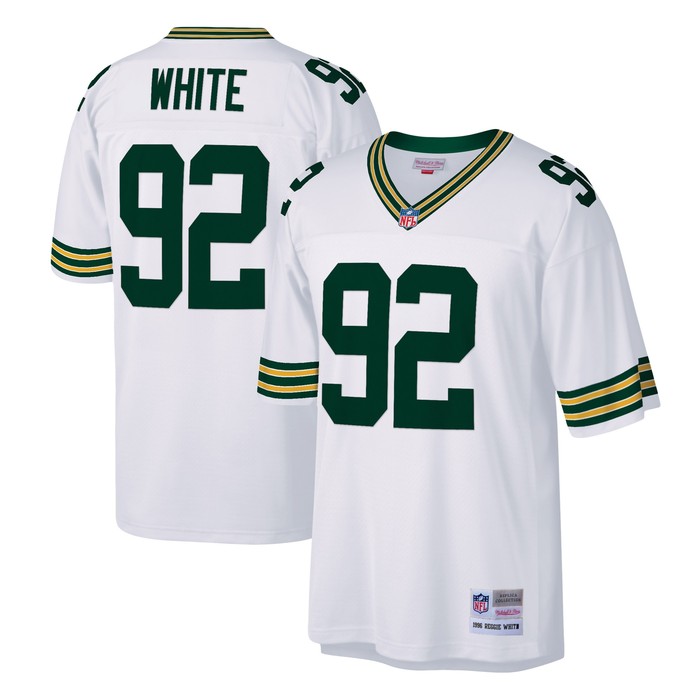 Reggie White Green Bay Packers Mitchell And Ness 1996 Legacy Replica Jersey White Nfl