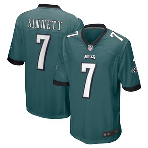 Reid Sinnett Philadelphia Eagles Game Jersey - Midnight Green Nfl