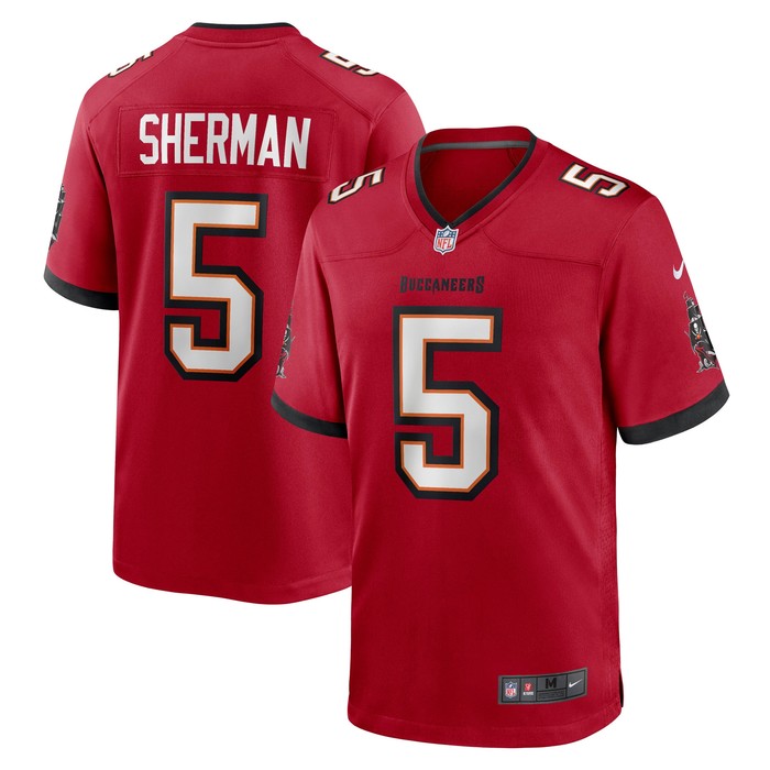 Richard Sherman Tampa Bay Buccaneers Game Jersey - Red Nfl