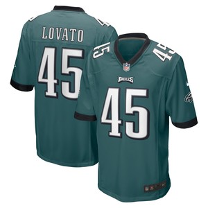 Rick Lovato Philadelphia Eagles Game Jersey - Midnight Green Nfl