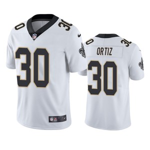 Ricky Ortiz New Orleans Saints White Vapor Limited Jersey