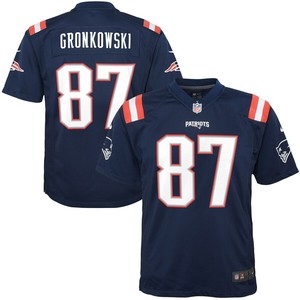 Rob Gronkowski New England Patriots Nike Youth Color Rush Game Jersey - Navy - Cocomos