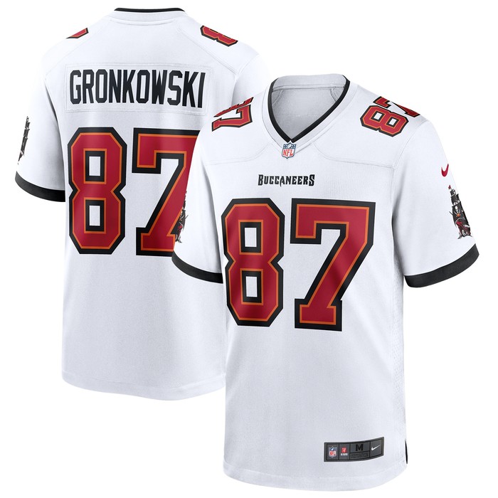 Rob Gronkowski Tampa Bay Buccaneers Game Jersey - White Nfl