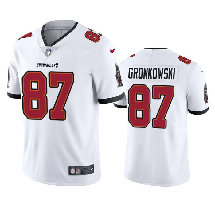 Rob Gronkowski Tampa Bay Buccaneers White Vapor Limited Jersey