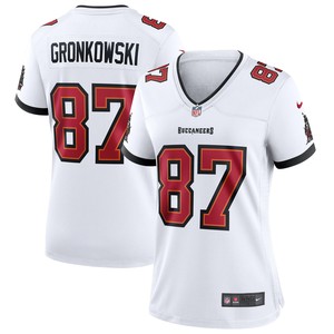 Rob Gronkowski Tampa Bay Buccaneers Womens Game Jersey - White Nfl