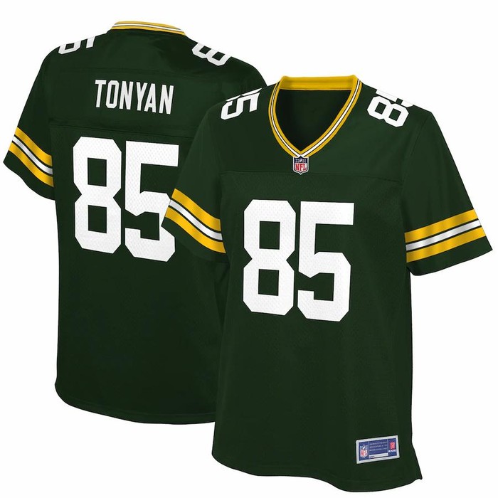 Robert Tonyan Green Bay Packers Nfl Pro Line Womens Player Jersey - Green