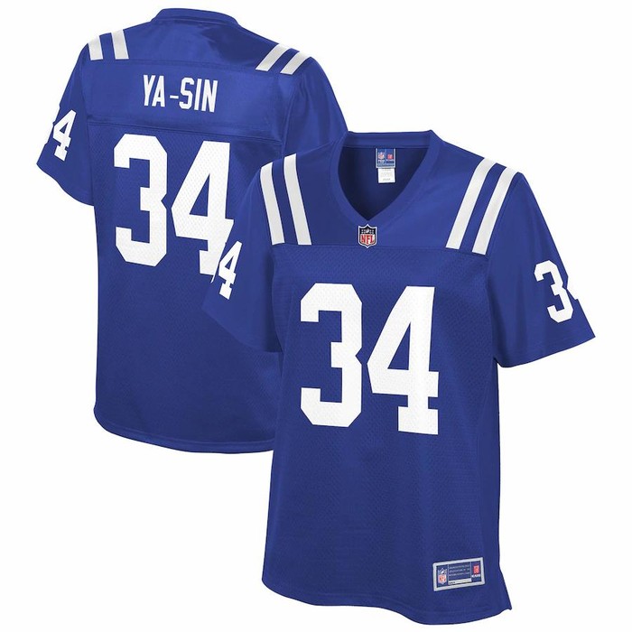 Rock Ya-sin Indianapolis Colts Womens Nfl Pro Line Team Player Jersey - Royal