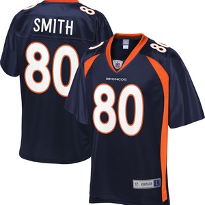 Rod Smith Denver Broncos Nfl Pro Line Retired Team Player Jersey - Navy Nfl