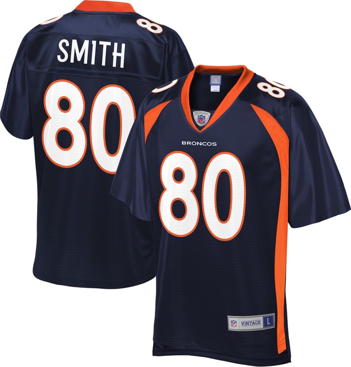 Rod Smith Denver Broncos Nfl Pro Line Retired Team Player Jersey - Navy Nfl