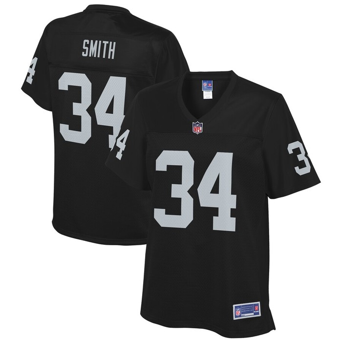 Rod Smith Las Vegas Raiders Nfl Pro Line Womens Player Jersey - Black