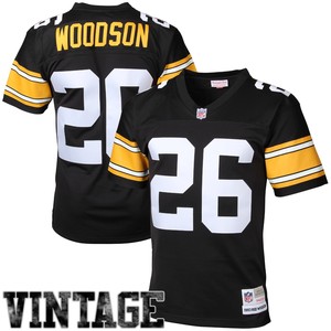 Rod Woodson Pittsburgh Steelers Mitchell & Ness Retired Player Legacy Replica Jersey - Black Nfl