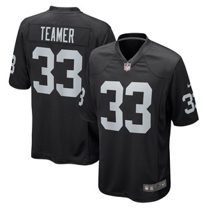 Roderic Teamer Las Vegas Raiders Game Jersey - Black Nfl - Cocomos