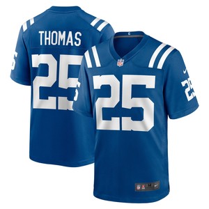 Rodney Thomas Indianapolis Colts Player Game Jersey - Royal Nfl