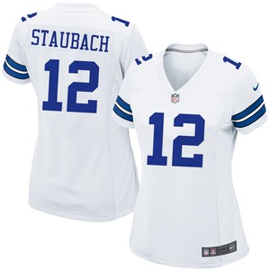 Roger Staubach Dallas Cowboys Nike Womens Retired Game Jersey - White