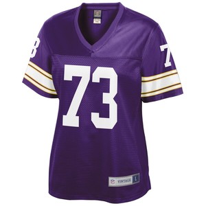 Ron Yary Minnesota Vikings Nfl Pro Line Womens Retired Player Jersey - Purple