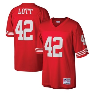 Ronnie Lott San Francisco 49ers Mitchell And Ness Legacy Replica Jersey Scarlet Nfl