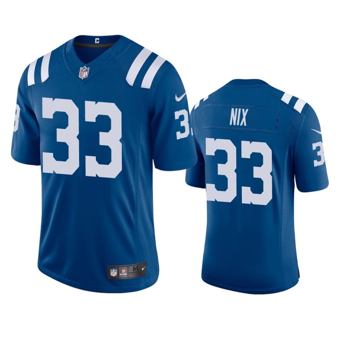 Roosevelt Nix Indianapolis Colts Royal Vapor Limited Jersey