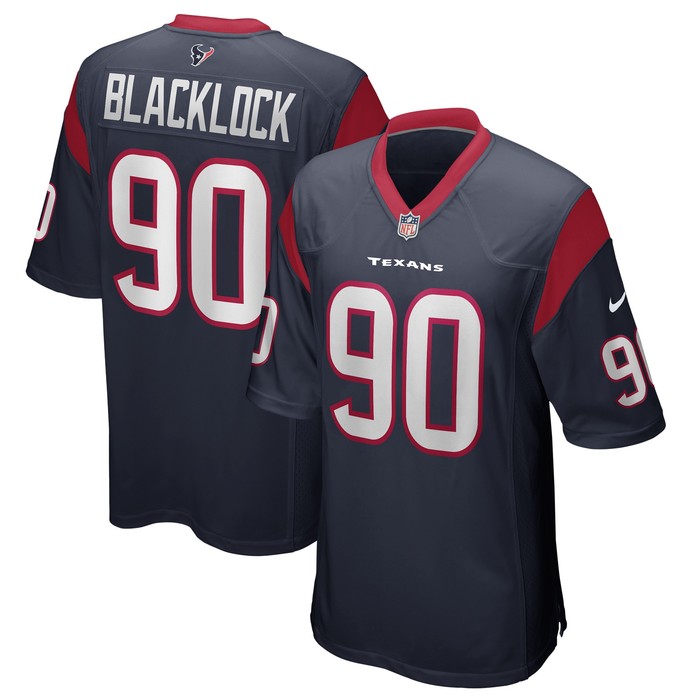 Ross Blacklock Houston Texans Player Game Jersey - Navy Nfl