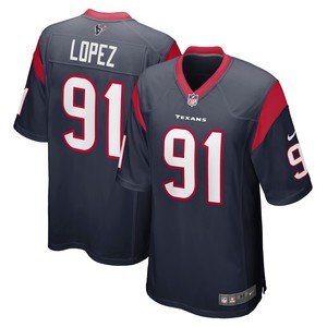 Roy Lopez Houston Texans Player Game Jersey - Navy Nfl