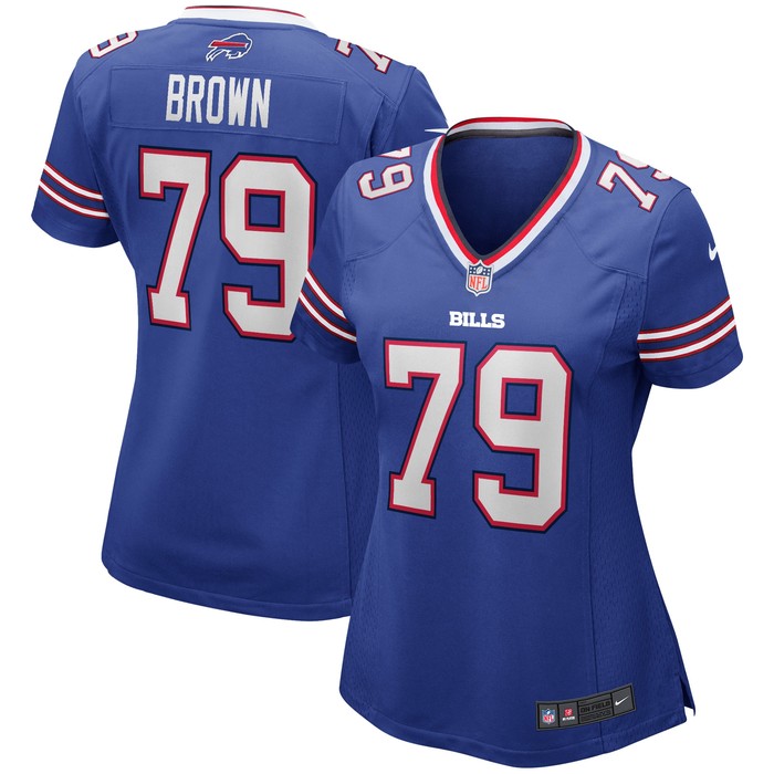 Ruben Brown Buffalo Bills Womens Game Retired Player Jersey - Royal Nfl