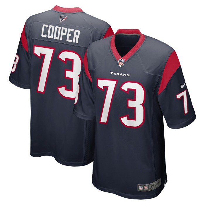 Sam Cooper Houston Texans Game Jersey - Navy Nfl