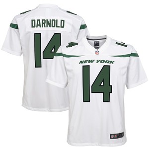 Sam Darnold New York Jets Nike Youth Game Jersey - Spotlight White