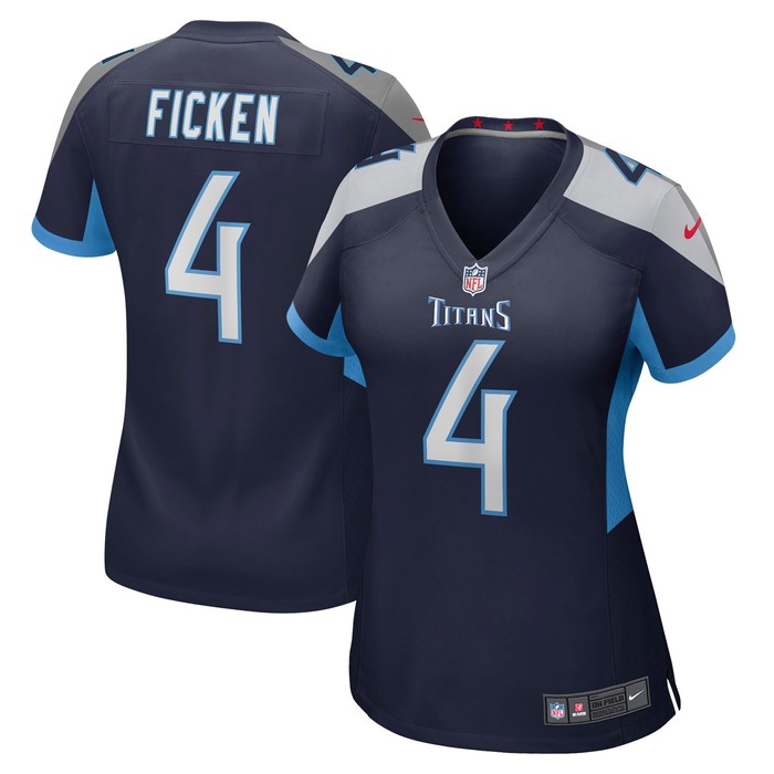 Sam Ficken Tennessee Titans Womens Game Jersey - Navy Nfl