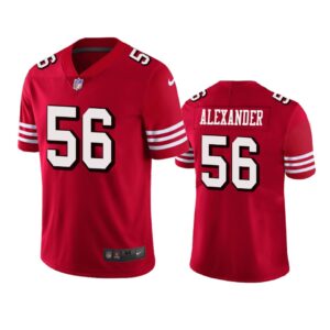 San Francisco 49ers #56 Kwon Alexander Scarlet Vapor Untouchable Limited Jersey - Mens - Cocomos