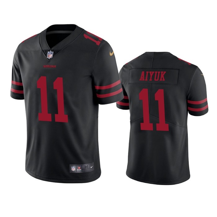 San Francisco 49ers Brandon Aiyuk Black 2020 Nfl Draft Vapor Limited Jersey