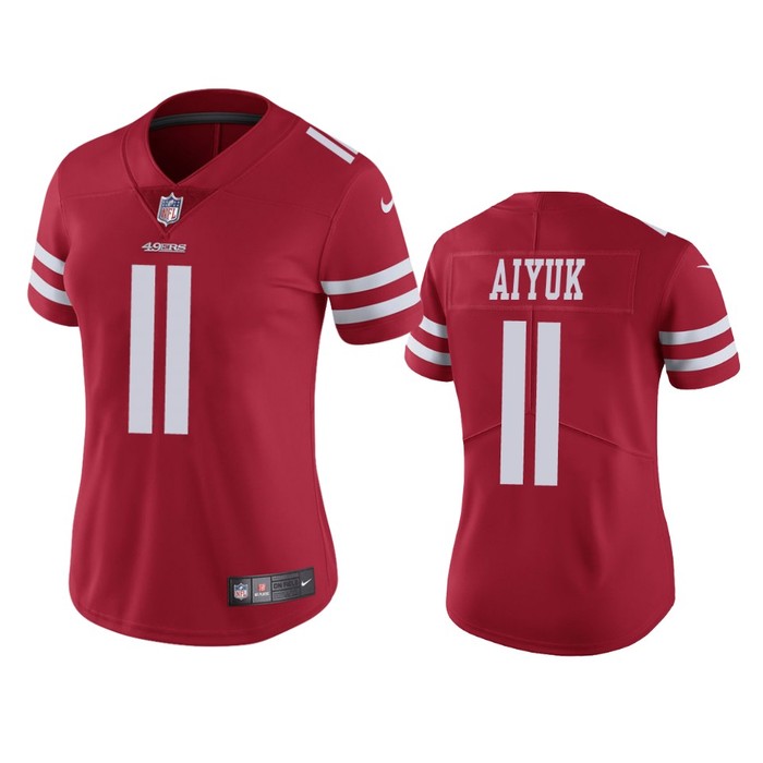 San Francisco 49ers Brandon Aiyuk Scarlet 2020 Nfl Draft Vapor Limited Jersey