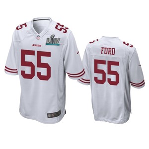 San Francisco 49ers Dee Ford White Super Bowl Liv Game Jersey