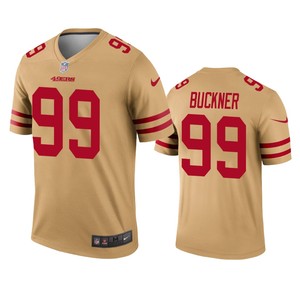 San Francisco 49ers Deforest Buckner Gold Inverted Legend Jersey