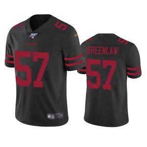 San Francisco 49ers Dre Greenlaw Black 100th Season Vapor Limited Jersey