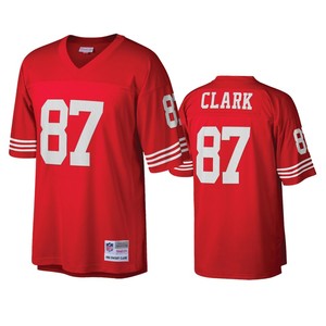 San Francisco 49ers Dwight Clark Scarlet Legacy Replica Jersey - Cocomos